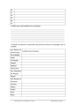 16
17
18
19
20
21
2. Ordena por orden alfabético los municipios

_________________________________________________________...