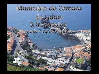Município de Câmarade Lobos5 freguesiasFeriado – 16 de Outubro