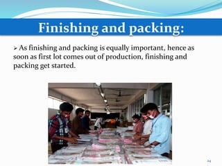 Time and Action Plan in Garment industry | PPTX