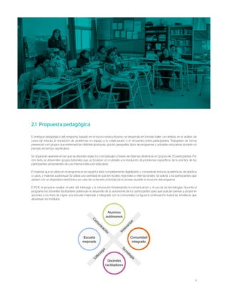 Reporte M&E 2018 - Programa de Liderazgo e Innovación Educativa 2018