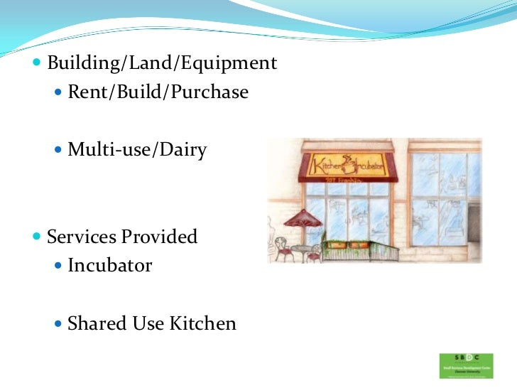 shared use kitchen business plan
