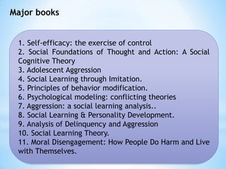 ALBERT BANDURA | PPT