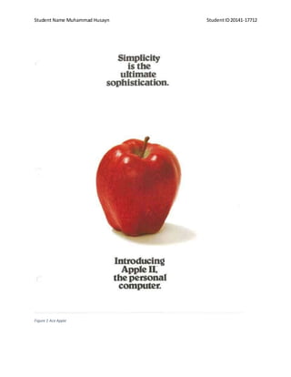 Student Name Muhammad Husayn StudentID20141-17712
Figure 1 Ace Apple
 