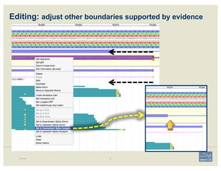 Editing: adjust other boundaries supported by evidence
Example 91
 