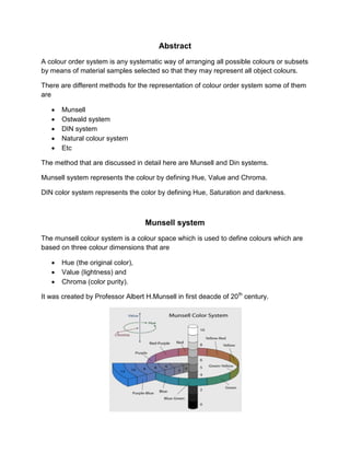 Munsell and DIN Color system | PDF