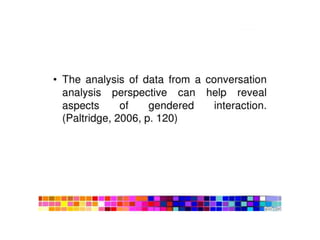 conversational Analysis | PPTX