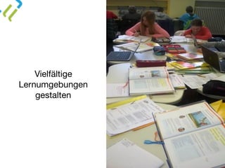 Vielfältige
Lernumgebungen
gestalten
 