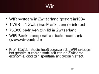 Vsw2009 Muntuit Innoveren Door Belonen Bernard Lietaer Netwerk