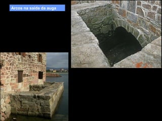 Arcos na saída da auga

 