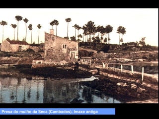 Presa do muíño da Seca (Cambados). Imaxe antiga

 