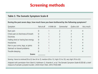 Screening methods
 