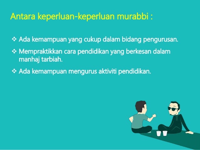 Murabbi qudwah Sifat2, Kemahiran & Tanggungjawab