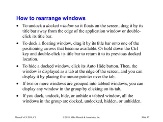 C# Tutorial MSM_Murach chapter-01-slides | PPT