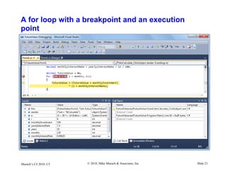 C# Tutorial MSM_Murach chapter-05-slides | PPT
