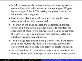 Internet of Things for Underground Drainage and manhole Monitoring ...