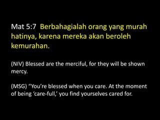 Murah hati itu indah | PPTX