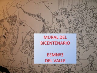 Mural del Bicentenario MURAL DEL BICENTENARIO EEMNº3 DEL VALLE 