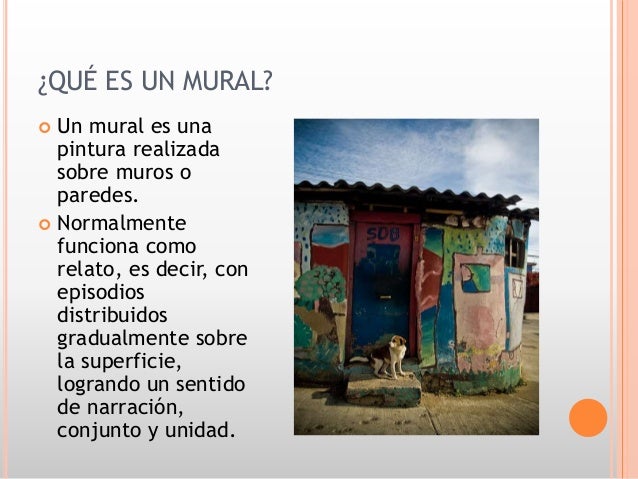 Que Es Un Mural Y Sus Características