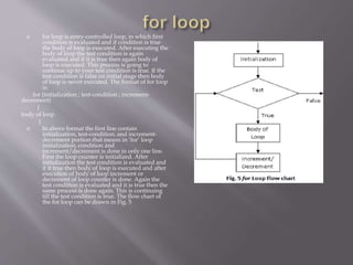 C Programming - Decision making, Looping | PPT