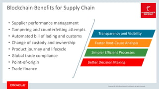 Future of supply chain using 5G, IoT and Blockchain by Murali Venkatesh ...