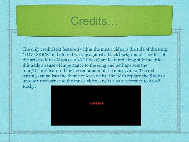 Mura Masa Love Sick mura masa love sick