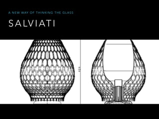 S A LV I AT I
A N E W WAY O F T H I N K I N G T H E G L A S S
 