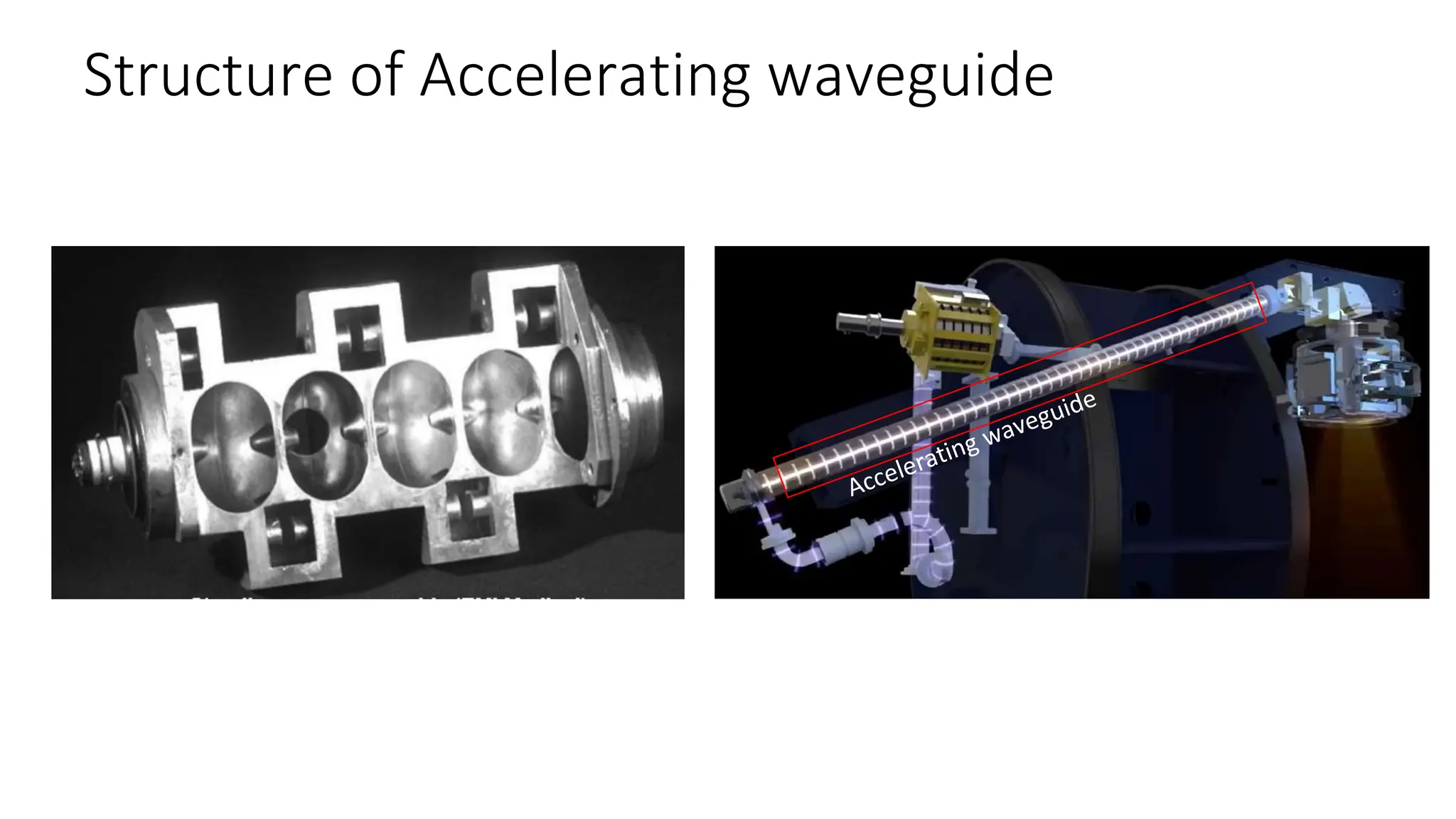 Structure of Accelerating waveguide
 