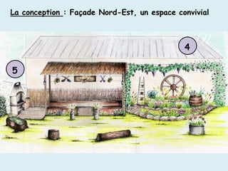 La conception : Façade Nord-Est, un espace convivial



                                             4

5
 