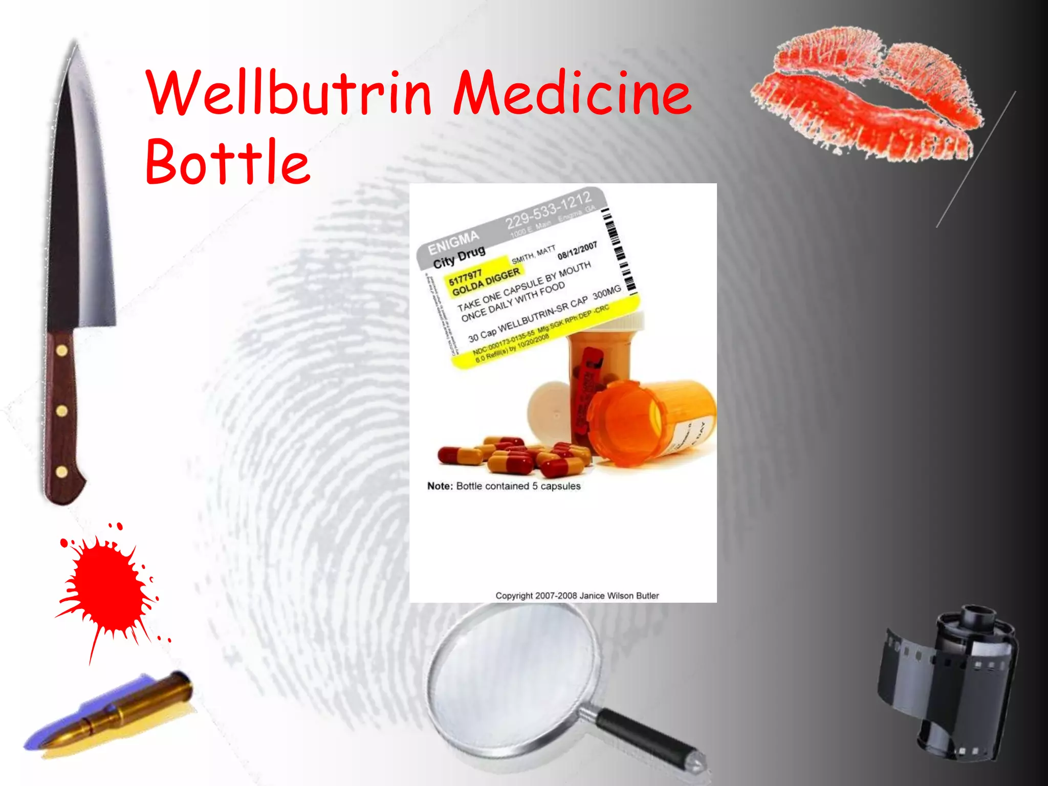 Wellbutrin Medicine
Bottle