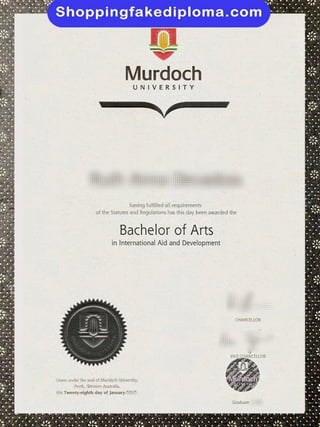 Murdoch University fake degree from shoppingfakediploma.com