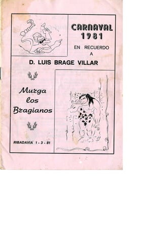 Murga los bragianos carnaval 1981