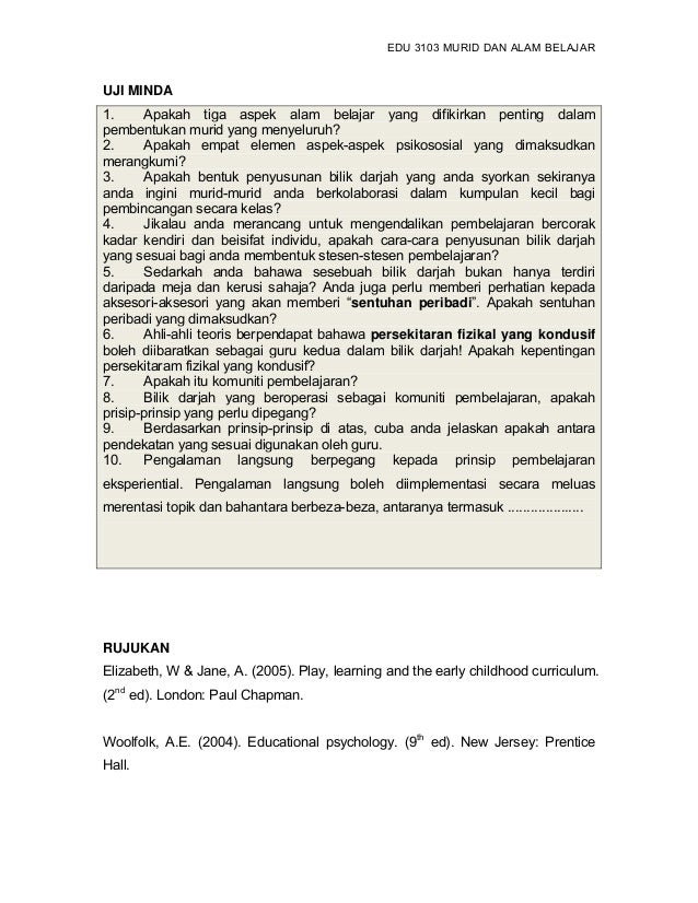 Murid Dan Pembelajaran