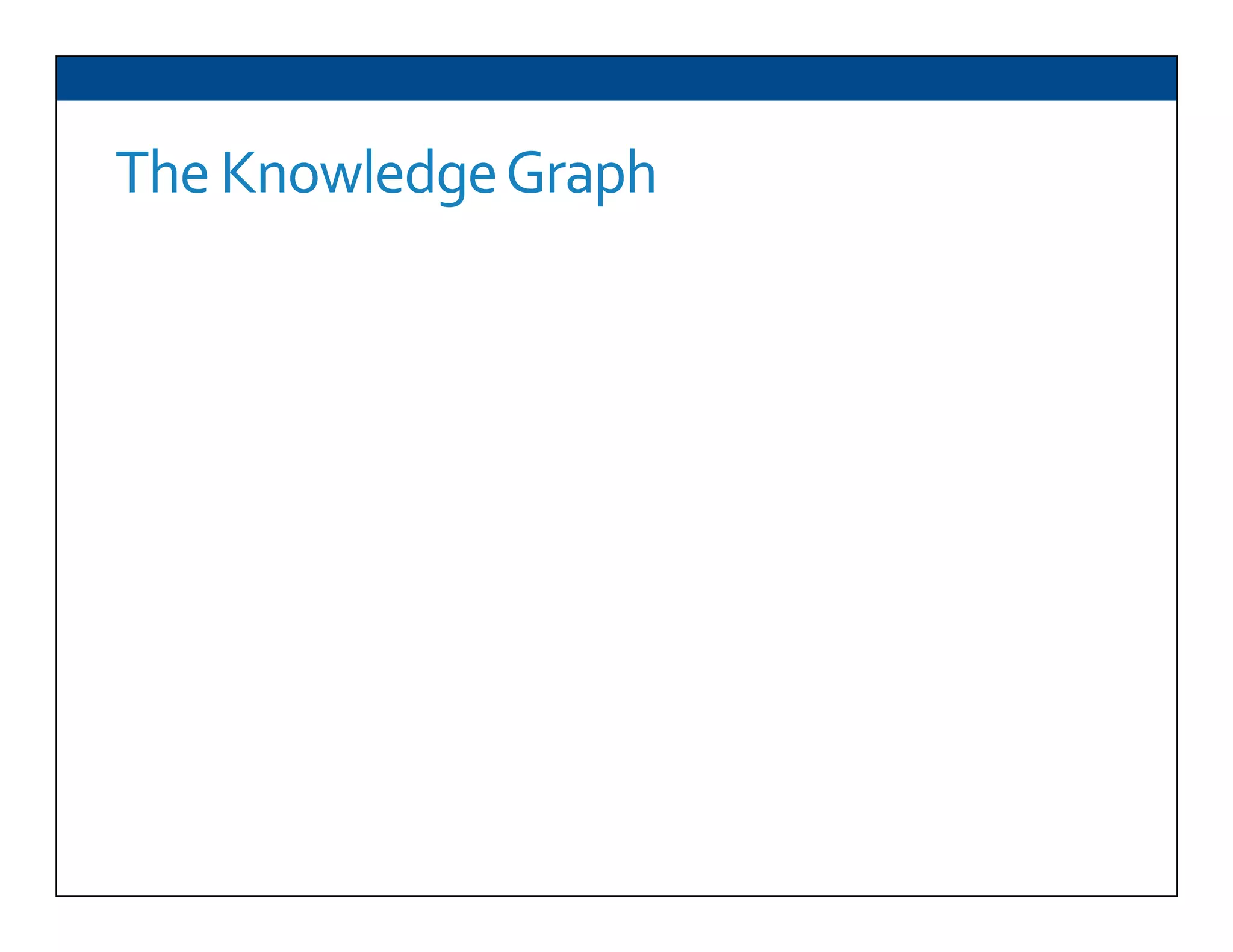 The	
  Knowledge	
  Graph	
  
 