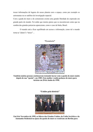 A Queda do Muro de Berlim