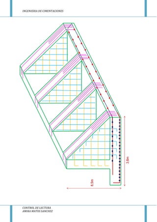 INGENIERIA DE CIMENTACIONES
CONTROL DE LECTURA
AMIRA MATOS SANCHEZ
 