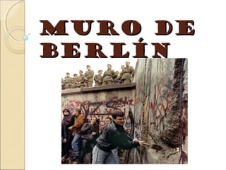 Muro deMuro de
BerlínBerlín
 