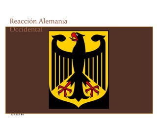 Reacción Alemania Occidental 