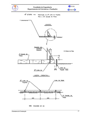FEUERJ
                                 Faculdade de Engenharia
                          Departamento de Estruturas e Fundações   PGECIV




Estruturas de Contenção                                                      47
 