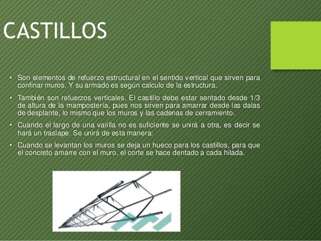 tipos de cadenas en construccion muros cadenas y castillos tipos de cadenas en construccion muros cadenas y castillos