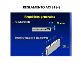 REGLAMENTO ACI 318-8
 