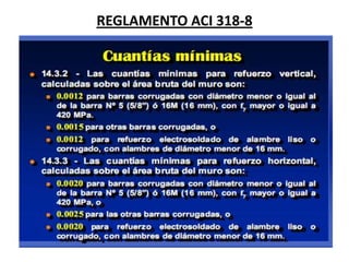 REGLAMENTO ACI 318-8
 