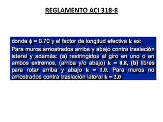 REGLAMENTO ACI 318-8
 