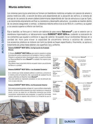 Muros exteriores
MUROS DIVISORIOS




                                      DUROCK
 