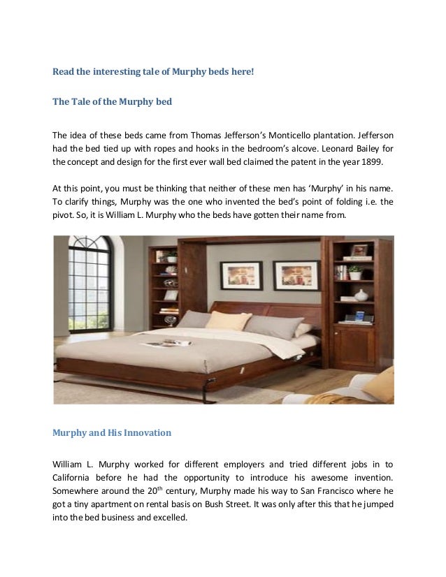 Who Invented The Bed >> Murphy Beds In Fort Worth Who Was Murphy Who Invented The Bed >> Murphy Beds In Fort Worth Who Was Murphy