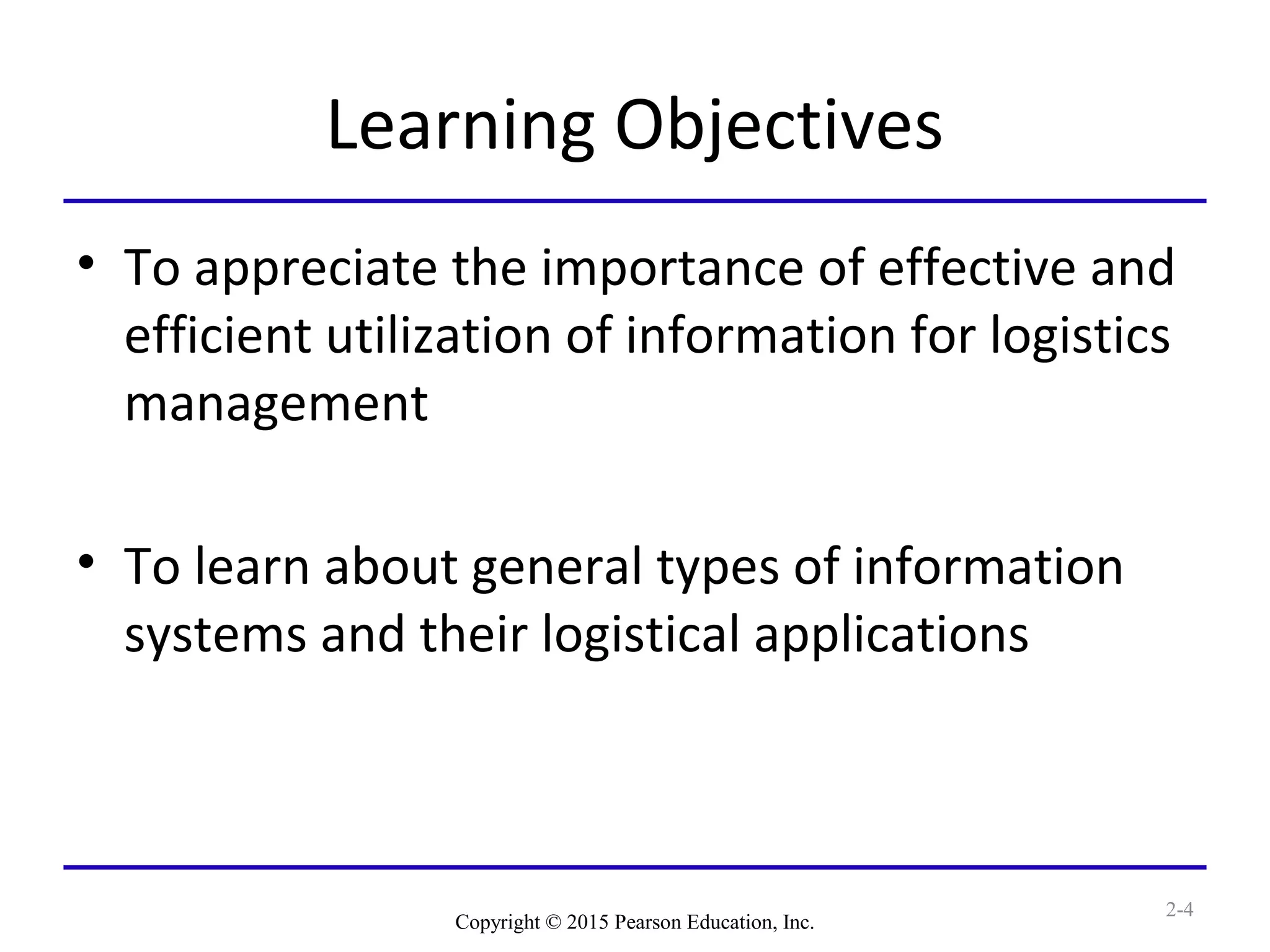 Logistics and Information Technology | PPT