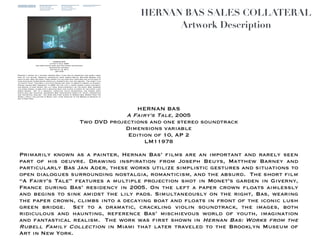 HERNAN BAS SALES COLLATERAL!
      Artwork Description!
 