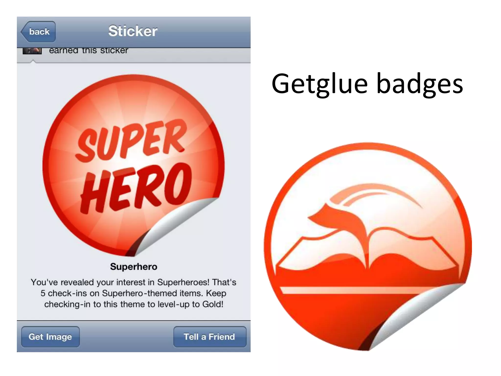 Getglue badges
 