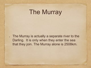 The Murray Darling River | PPTX
