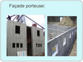 Façade porteuse:
 