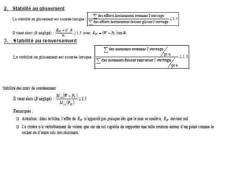 Murs de soutenements
